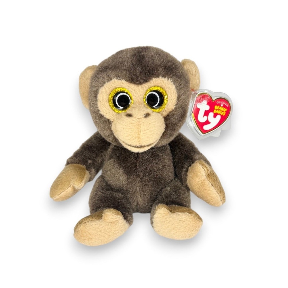 Bananas the Monkey | Sweet Little Chimp | Mint Heart Tag TY Beanie Baby